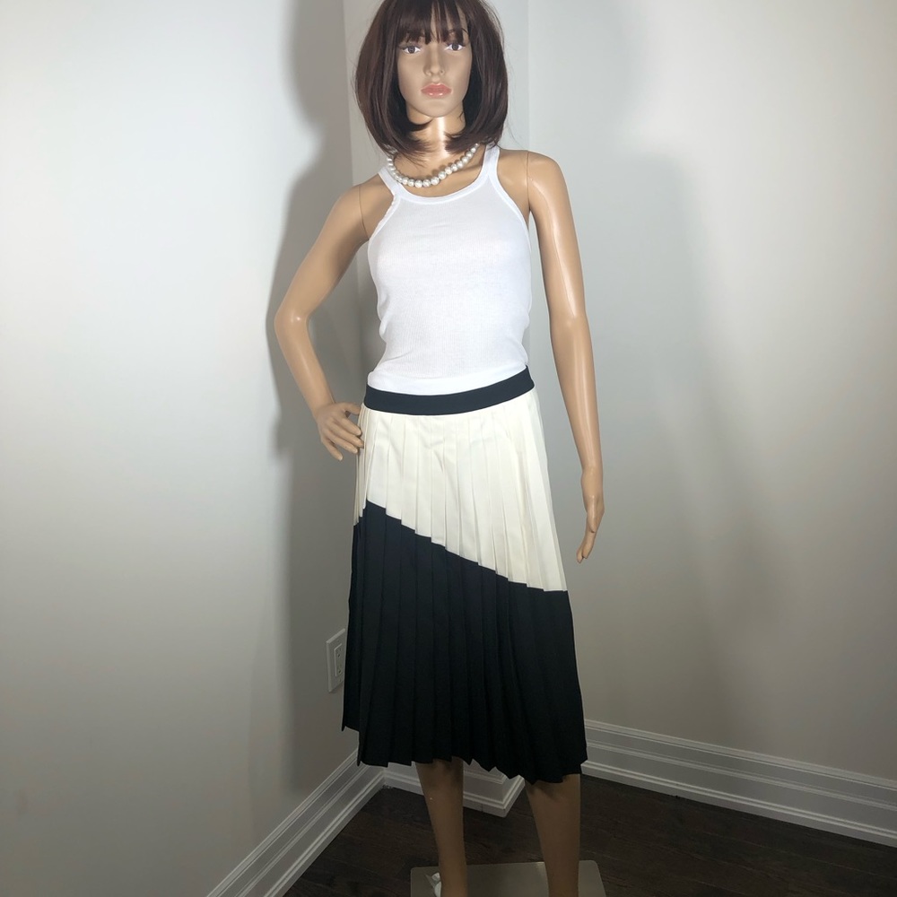 8 BY YOOX midi pleated skirt